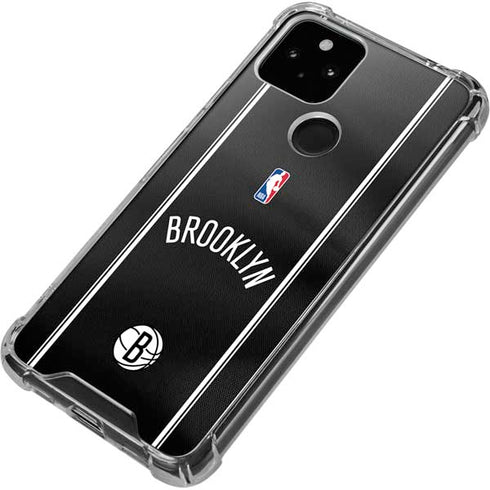 NBA Brooklyn Nets Jersey Google Pixel 5a 5G Clear Case